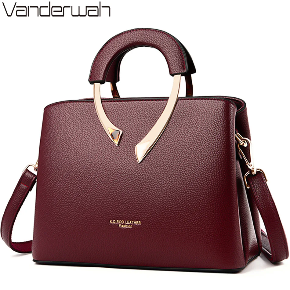 Luxury Bags Collection - VANDERWAH genuino, bolso informal de piel