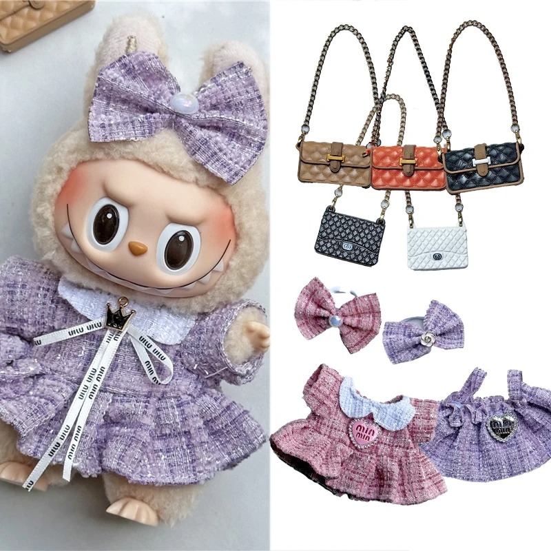 Luxury Bags Mini - Vestido Adorable para muñeca Labubu de