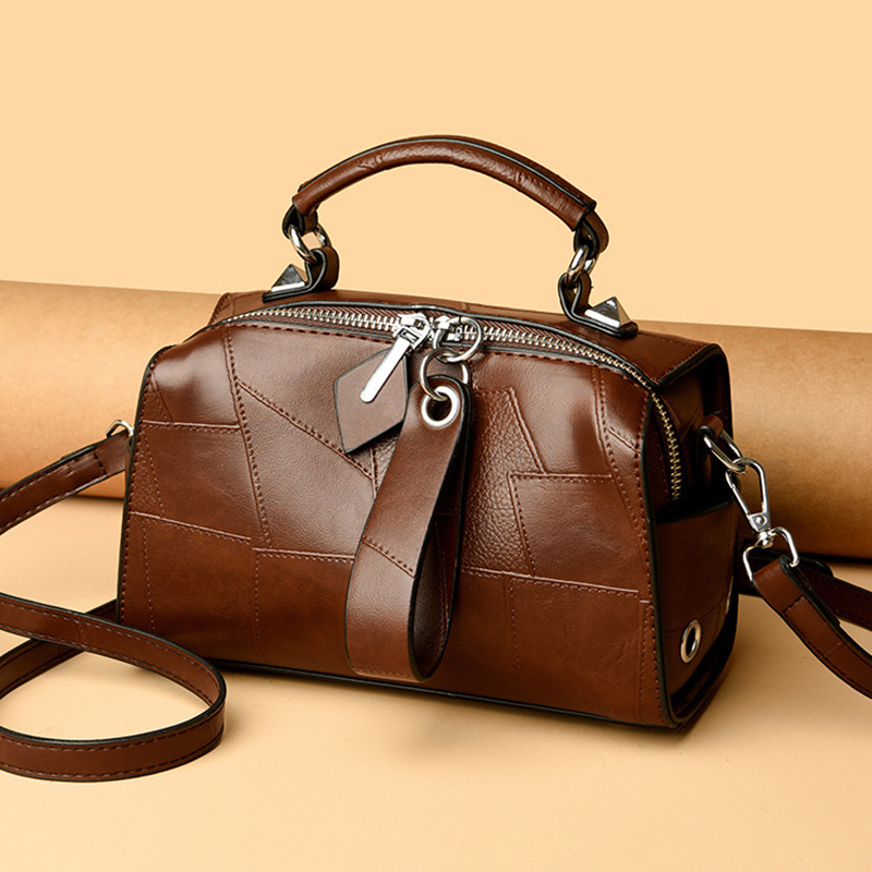 Luxury Bags Level - Mochila de cuero genuino para mujer,