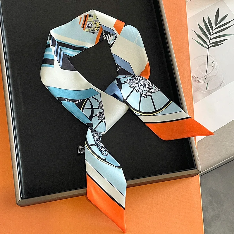 Luxury Bags Mini - Bufanda con correa para bolso estampada