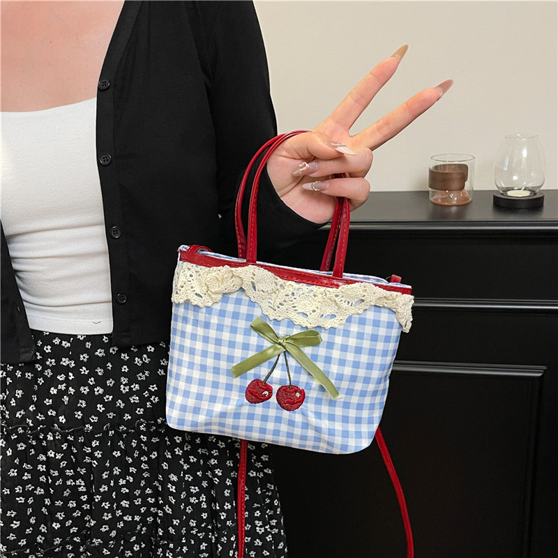 Luxury High Quality Bags - Bolso nuevo coreano a cuadros con
