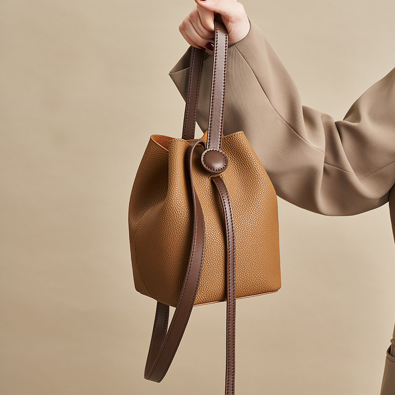 Luxury Bags Level - Bolso de Mano Clásico Tipo Cubo