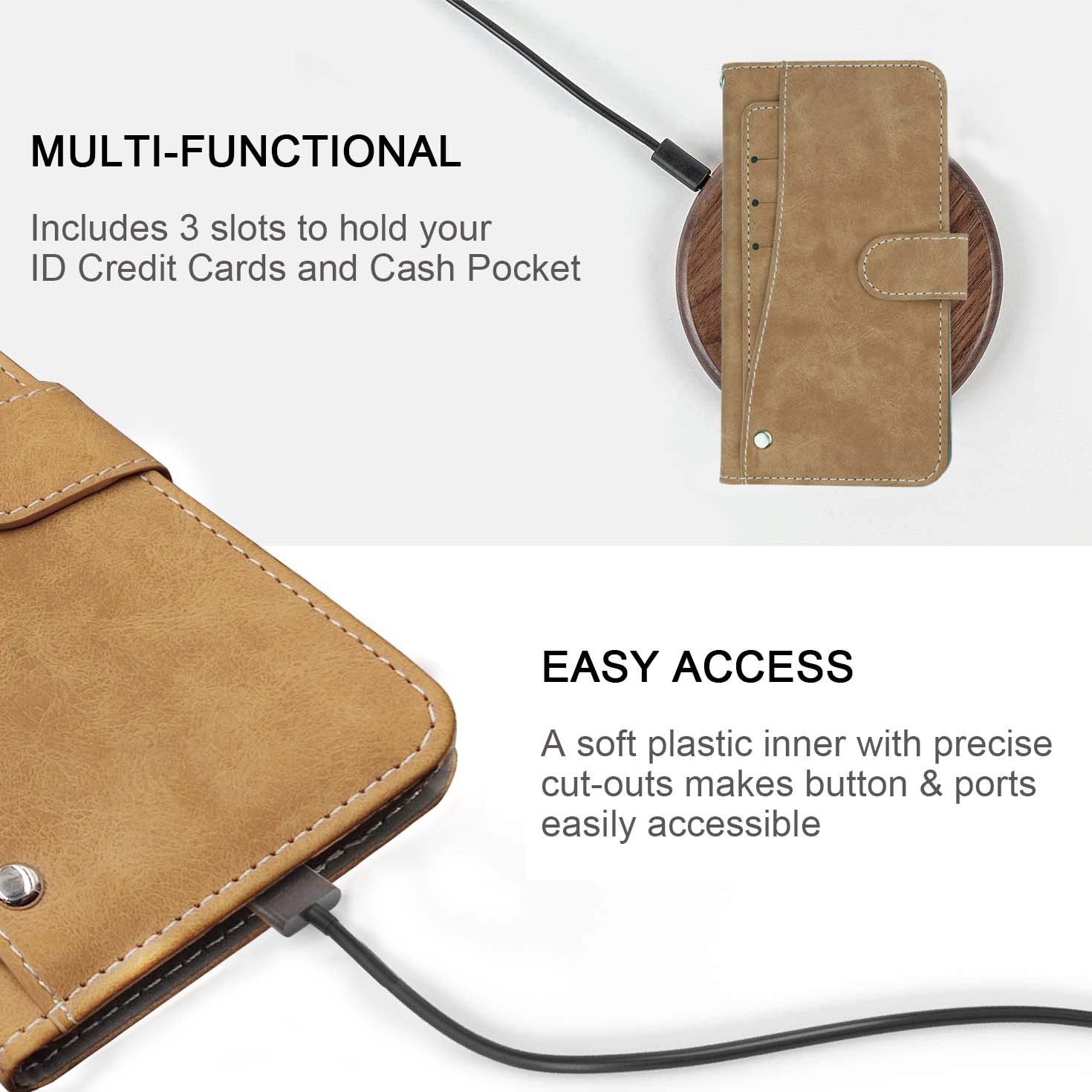 Funda de Cuero Vintage para In - Luxury Bags Edit reseña y precio