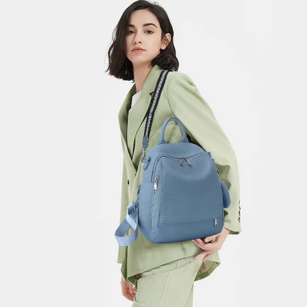 Mochila Zency de cuero genuino - Luxury High Quality Bags reseña y precio