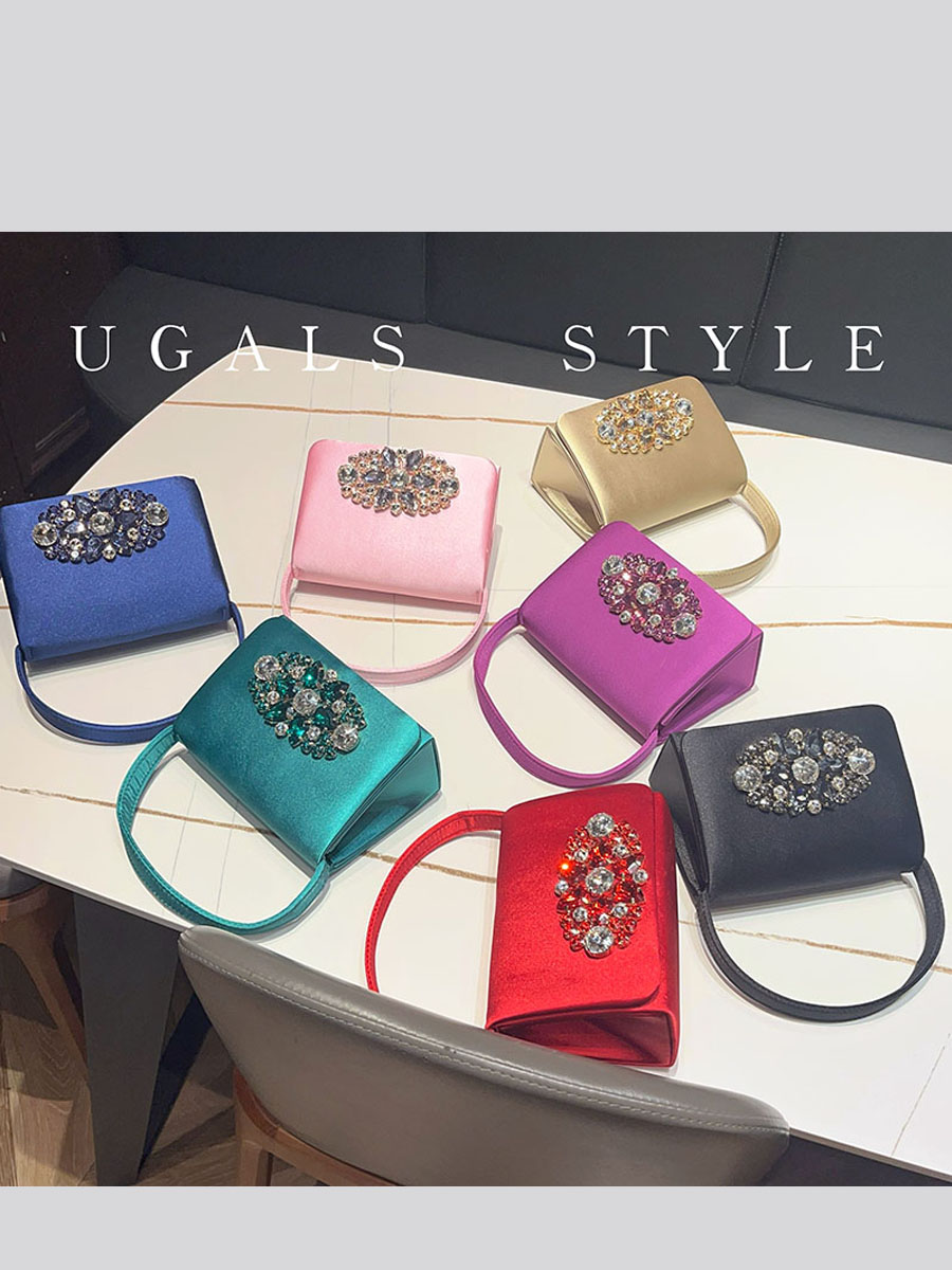 Bolso Pequeño Cuadrado de Saté - Luxury Bags For Young Women reseña y precio