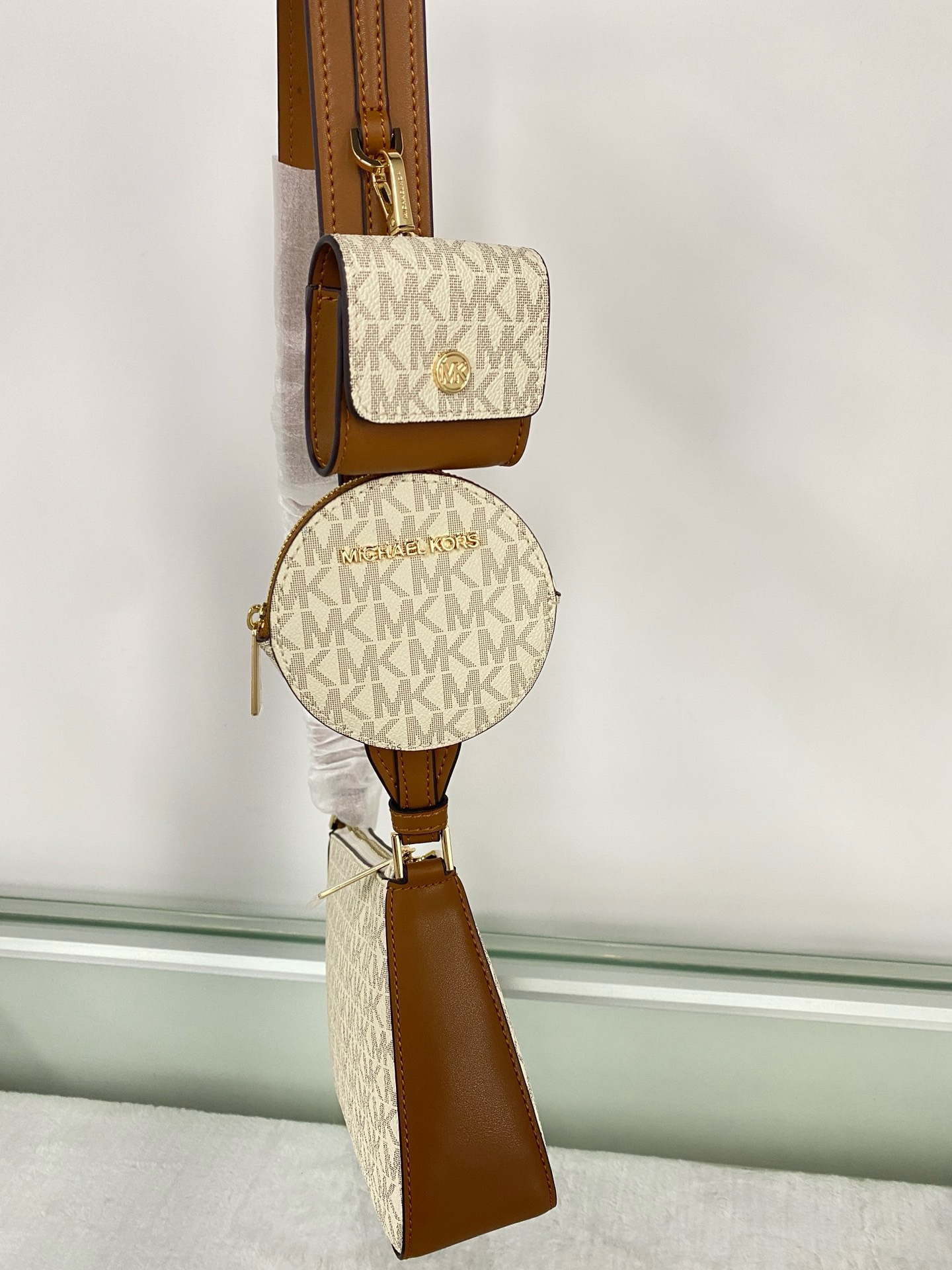 Conjunto de tres piezas de alt - Luxury Bags Michael Kors reseña y precio