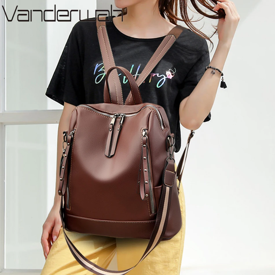 Mochila De cuero suave para es - Luxury High Quality Bags reseña y precio