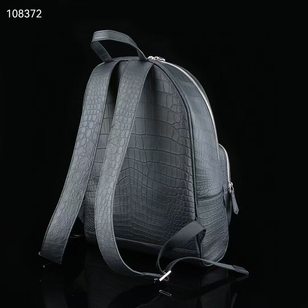 Mochila de piel de cocodrilo a - Luxury Bags Level reseña y precio