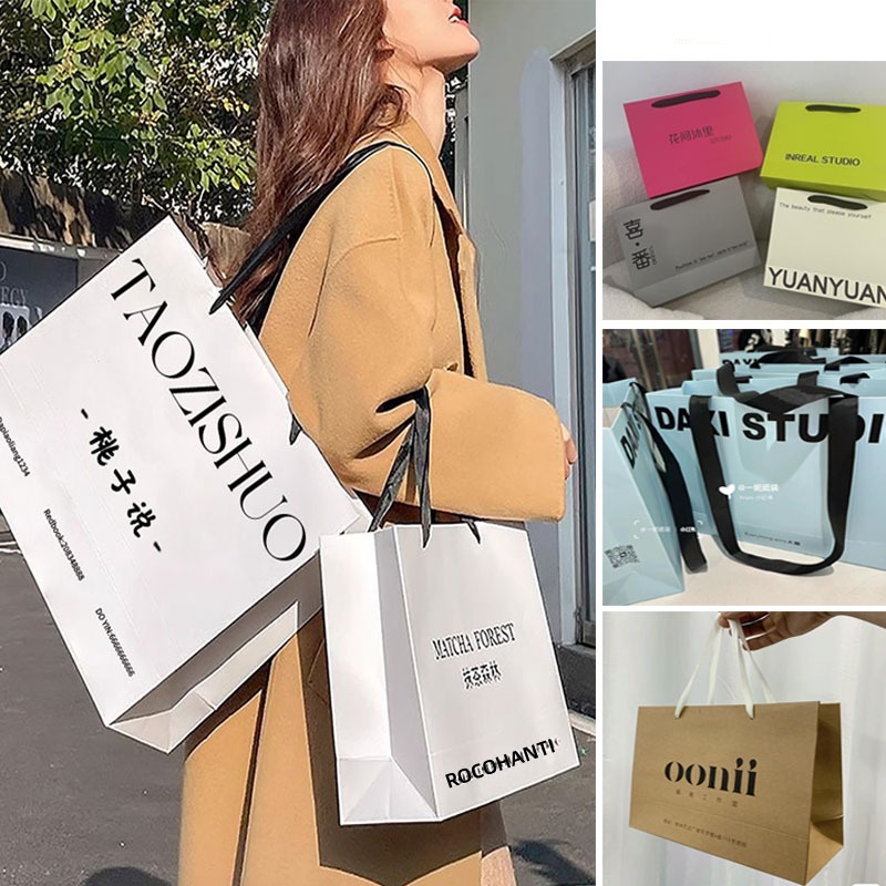 Paquete de 50 Bolsas de Papel  - Luxury Bags Price reseña y precio