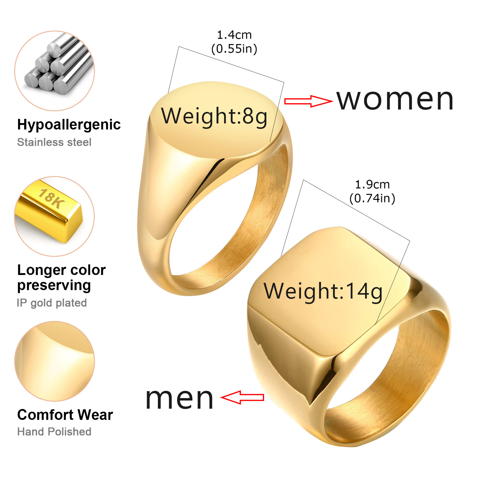 Joyería personalizada, anillo  - Luxury Bags Discount reseña y precio